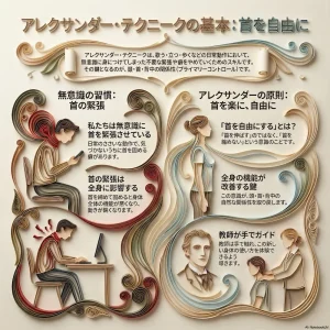 アレクサンダー・テクニークの基本：首を自由に