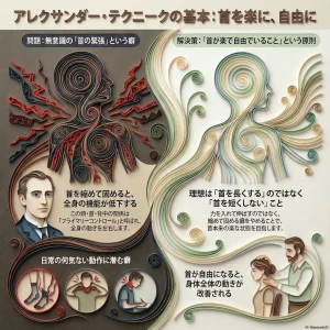 アレクサンダー・テクニークの基本：首を楽に、自由に