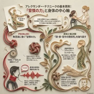 アレクサンダー・テクニークの基本原則：「習慣の力」と身体の中心軸