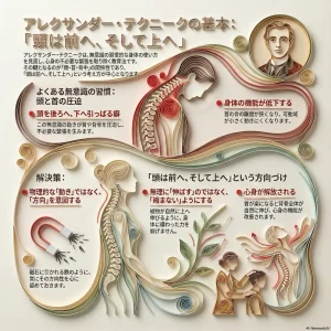 アレクサンダー・テクニークの基本：「頭は前へ、そして上へ」