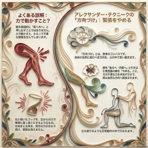 アレクサンダー・テクニークの「方向づけ」：緊張をやめる