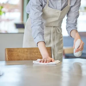 汚れを拭いてみた