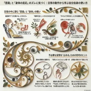 「意識」と「身体の反応」のズレに気づく：日常の動作から学ぶ自分自身の使い方