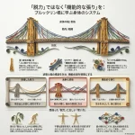 「脱力」ではなく「機能的な張り」を：ブルックリン橋に学ぶ身体のシステム