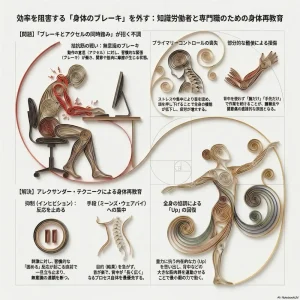 効率を阻害する「身体のブレーキ」を外す：知識労働者と専門職のための身体再教育